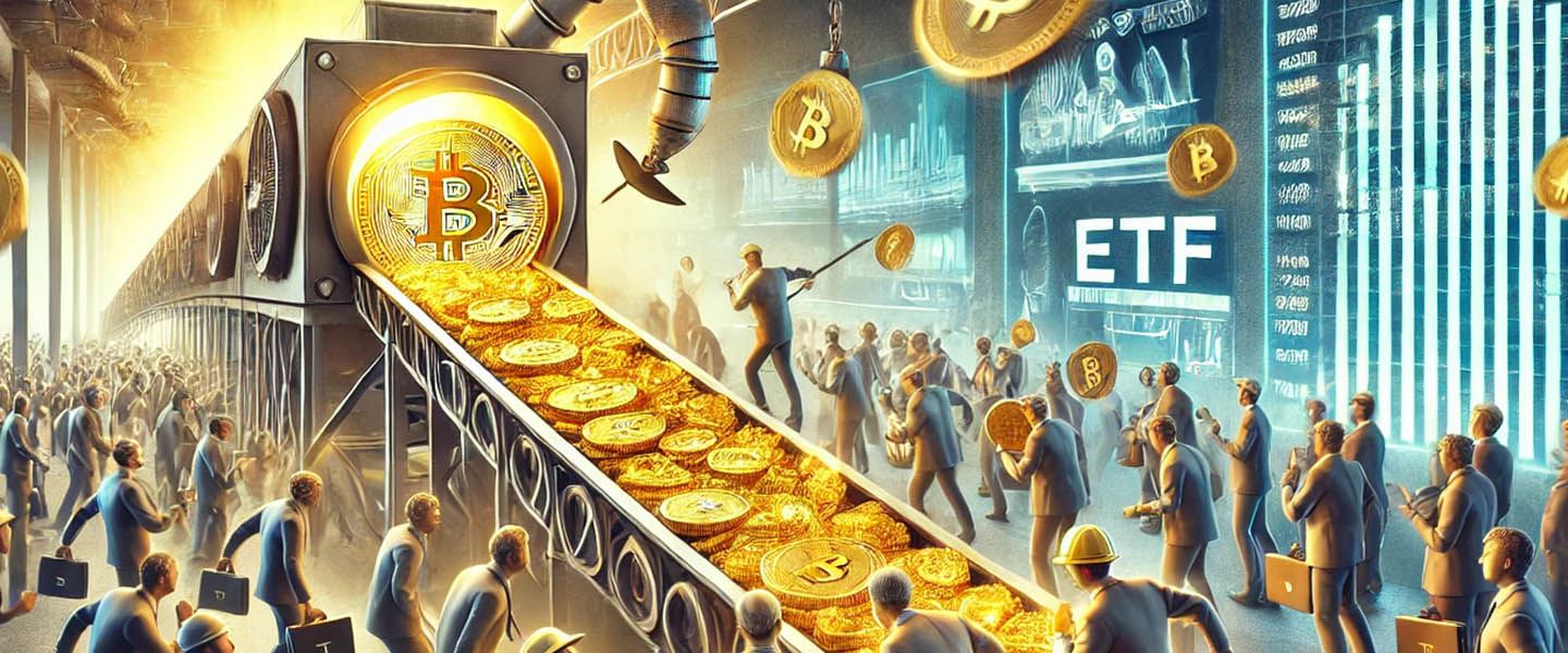 ETF в грудні накопичили втричі більше BTC, ніж їх видобули майнери