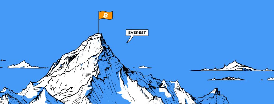На вершині Евересту хочуть розгорнути прапор із Біткоїном