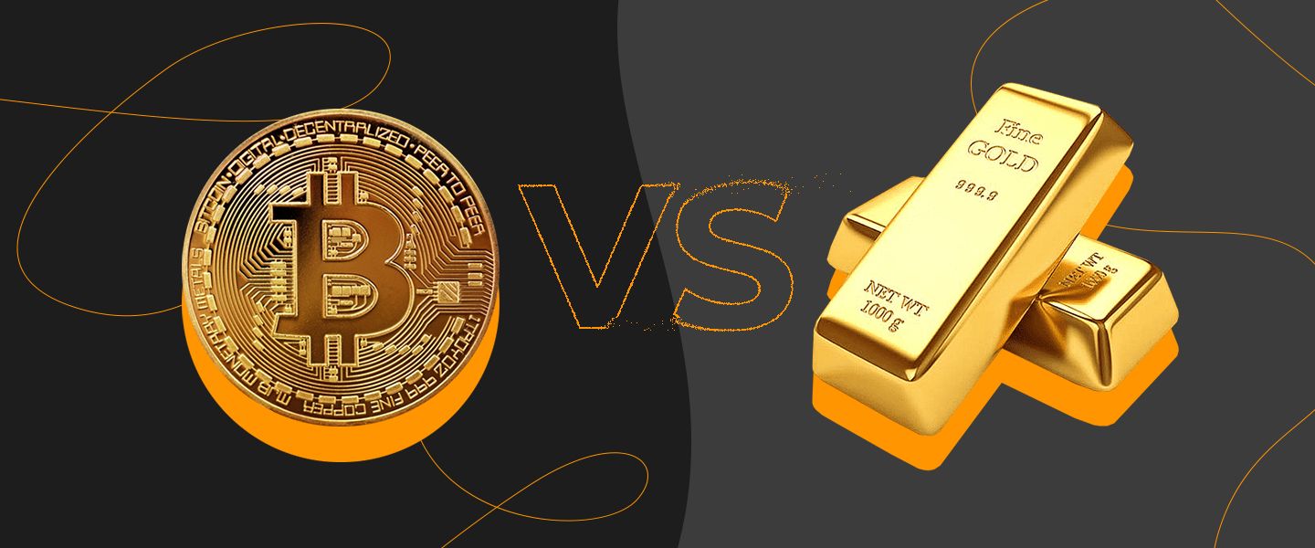 Біткоїн і золото: порівняння двох основних ринкових форм грошей
